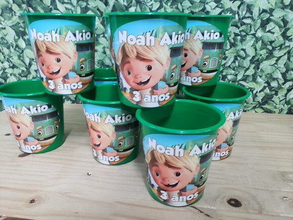 Zé Coleta Baldinhos Personalizados Pronta Entrega