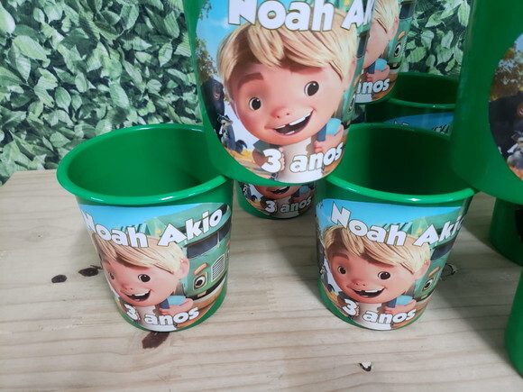 Zé Coleta Baldinhos Personalizados Pronta Entrega