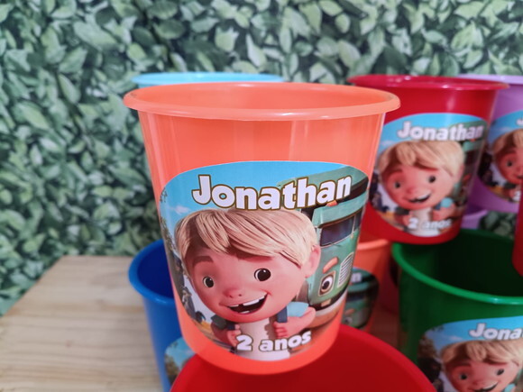 Zé Coleta Baldinhos Personalizados Pronta Entrega