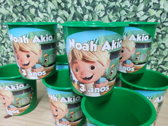 Zé Coleta Baldinhos Personalizados Pronta Entrega
