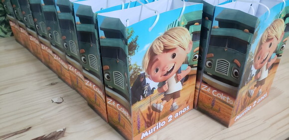 Zé Coleta Sacola Personalizada Pronta Entrega