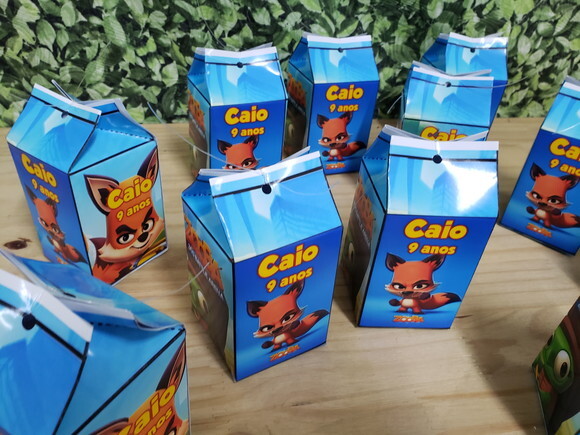 Zooba Lembrancinha Caixa Milk Personalizada