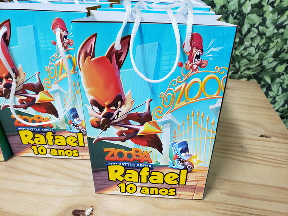 Zooba Sacola Personalizada Pronta Entrega
