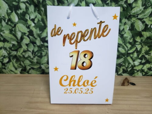 18 Anos Sacola Personalizada Pronta Entrega
