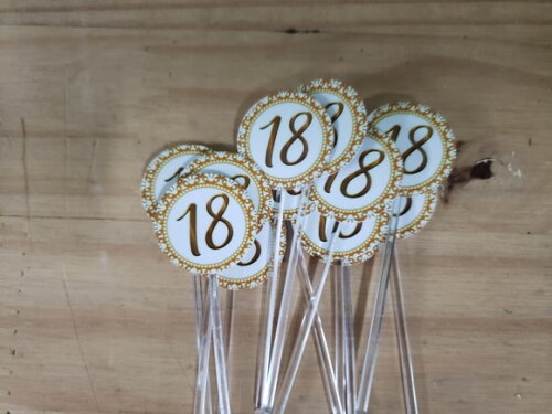 18 Anos Topper para Docinhos Pronta Entrega