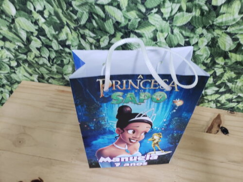 a Princesa e o Sapo Sacola Personalizada Pronta Entrega
