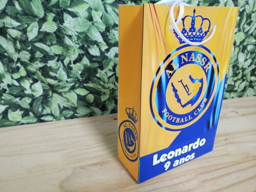 Al Nassr Sacola Personalizada T 20x13,5x5,5 cm