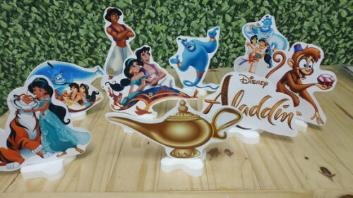Aladdin Kit de Mesa 9 Peças Pronta Entrega