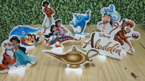 Aladdin Kit de Mesa 9 Peças Pronta Entrega