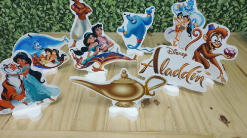 Aladdin Kit de Mesa 9 Peças Pronta Entrega