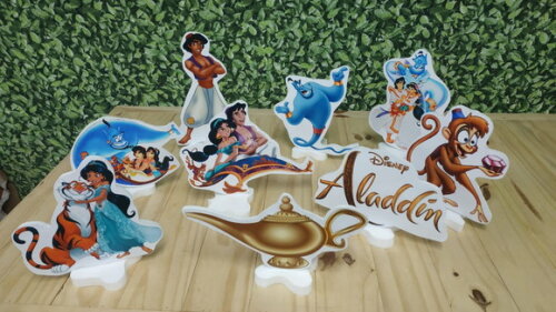 Aladdin Kit de Mesa 9 Peças Pronta Entrega