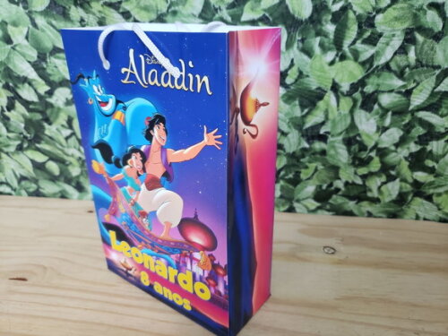 Alladim Disney Sacola Personalizada Pronta Entrega