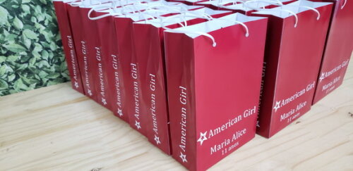 American Girl Sacola Personalizada Pronta Entrega