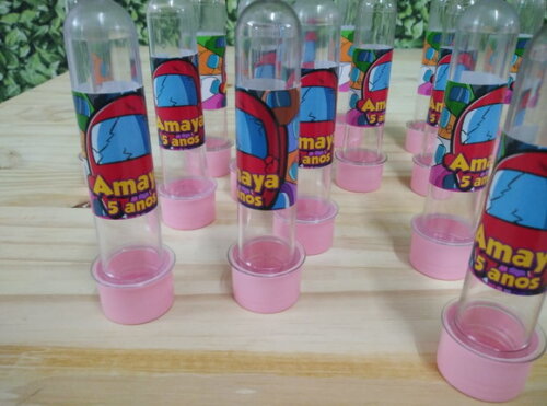 Among Us Tubetes Personalizados Pronta Entrega