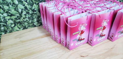 Amy Rose Sonic Sacola Personalizada Pronta Entrega