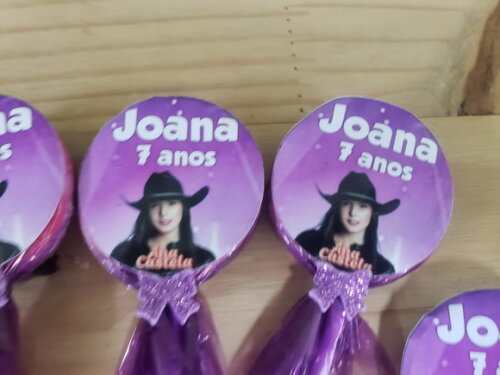 Ana Castela Lembrancinha Pirulito Personalizado