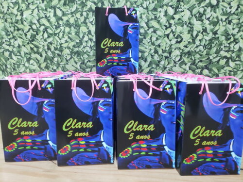 Ana Castela Neon Sacola Personalizada Pronta Entrega