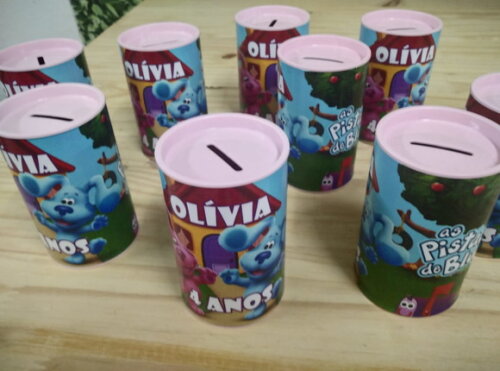 as Pistas da Blue Cofrinho Personalizado Pronta Entrega