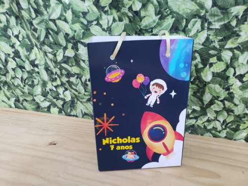 Astronauta Sacola Personalizada Pronta Entrega