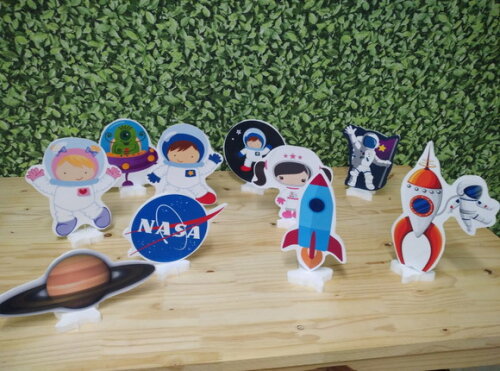 Astronauta Kit Displays de Mesa 10 Unidades Pronta Entrega