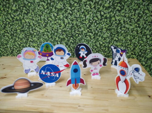 Astronauta Kit Displays de Mesa 10 Unidades Pronta Entrega