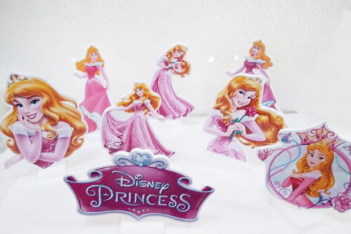Aurora Princesa Kit de Mesa 8 Peças Pronta Entrega