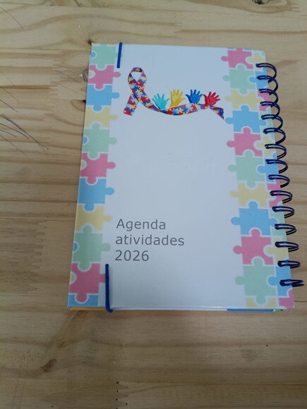 Autismo Agenda Atividades 2026 Personalizada Pronta Entrega