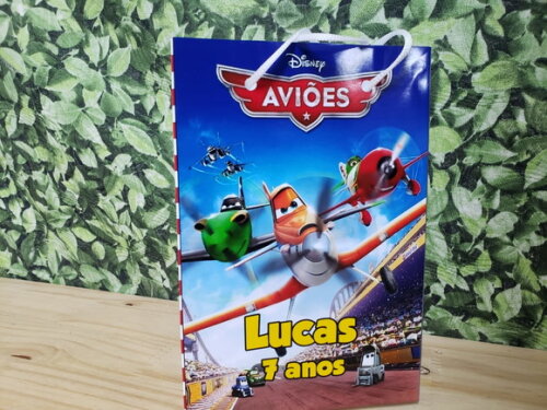 Aviões Disney Sacola Personalizada Pronta Entrega