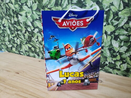 Aviões Disney Sacola Personalizada Pronta Entrega