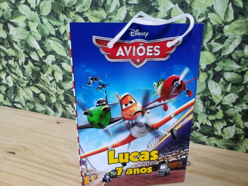 Aviões Disney Sacola Personalizada Pronta Entrega