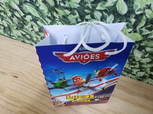 Aviões Disney Sacola Personalizada Pronta Entrega