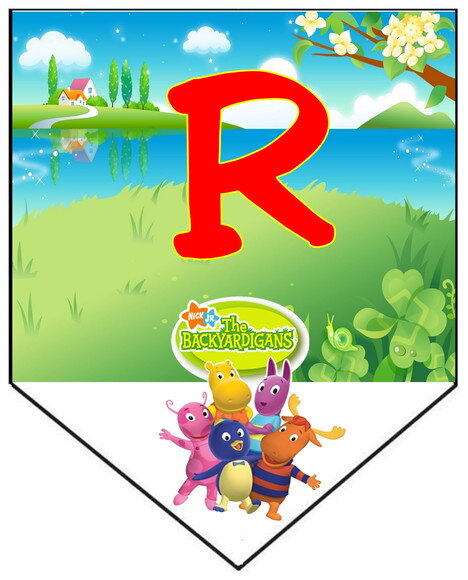 Backyardigans Varal Parabéns Mais Nome Pronta Entrega