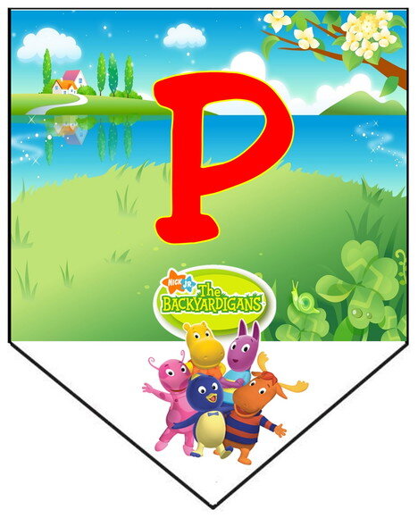 Backyardigans Varal Parabéns Mais Nome Pronta Entrega