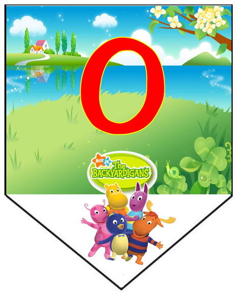 Backyardigans Varal Parabéns Mais Nome Pronta Entrega