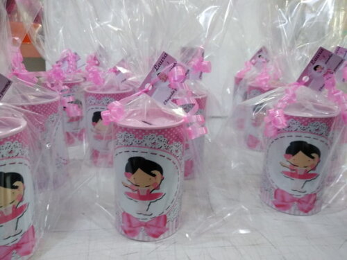 Bailarina Cofrinhos Personalizados e Já Embalados