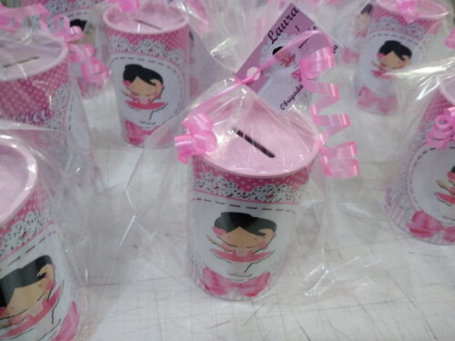 Bailarina Cofrinhos Personalizados e Já Embalados