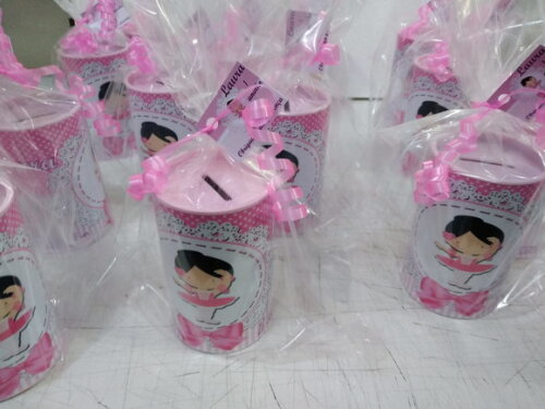 Bailarina Cofrinhos Personalizados e Já Embalados