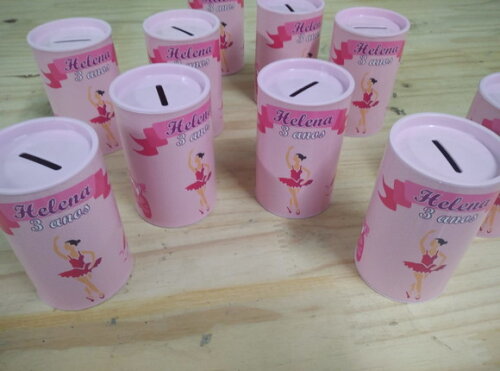 Bailarina Cofrinhos Personalizados Pronta Entrega
