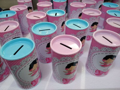 Bailarina Cofrinhos Personalizados Pronta Entrega