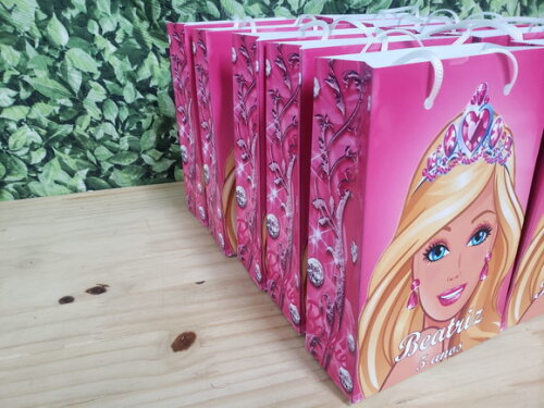 Barbie Sacola Personalizada Pronta Entrega