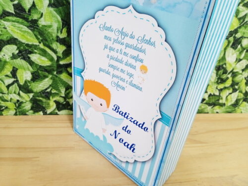 Batizado Sacola Personalizada Pronta Entrega