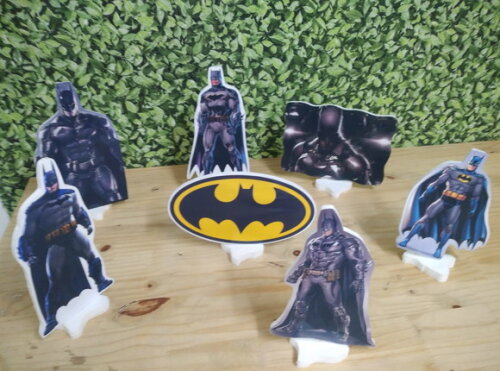 Batman Kit de Mesa Displays 7 Peças Pronta Entrega