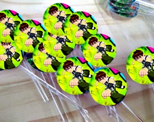 Ben 10 Topper para Docinhos 36 Unidades Pronta Entrega