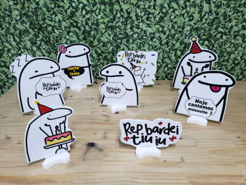 Bento Flork Displays de Mesa 8 Peças Pronta Entrega