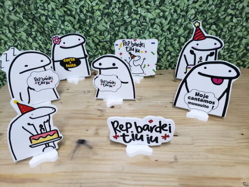 Bento Flork Displays de Mesa 8 Peças Pronta Entrega