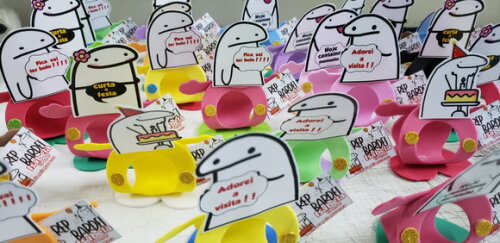 Bento Flork Lembrancinha Porta Bombom Personalizada