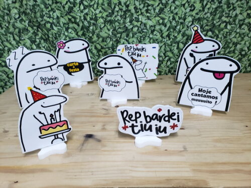 Bento Flork Displays de Mesa 8 Peças Pronta Entrega