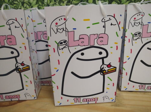 Bento Flork Sacola Personalizada Pronta Entrega