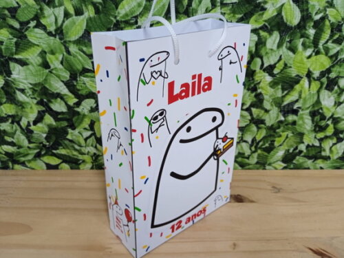 Bento Flork Sacola Personalizada Pronta Entrega