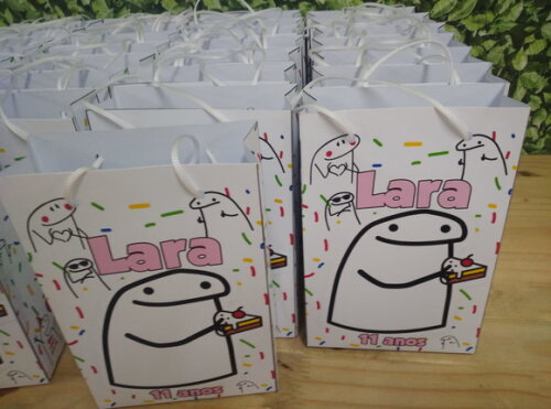 Bento Flork Sacola Personalizada Pronta Entrega